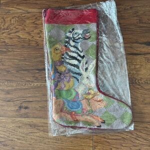 Vintage Colorful Animal Tapestry Stocking